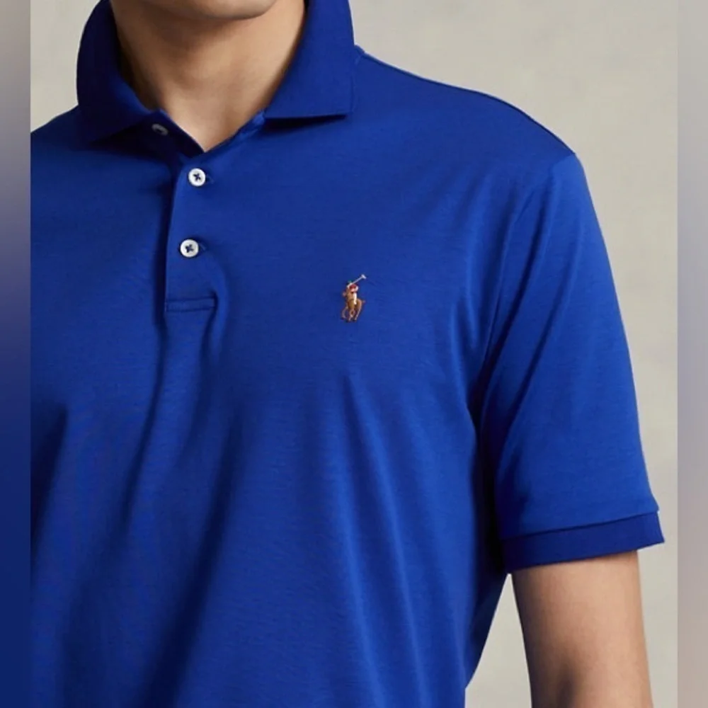 Polo Ralph Lauren Blue Classic Soft Cotton Polo Shirt XL